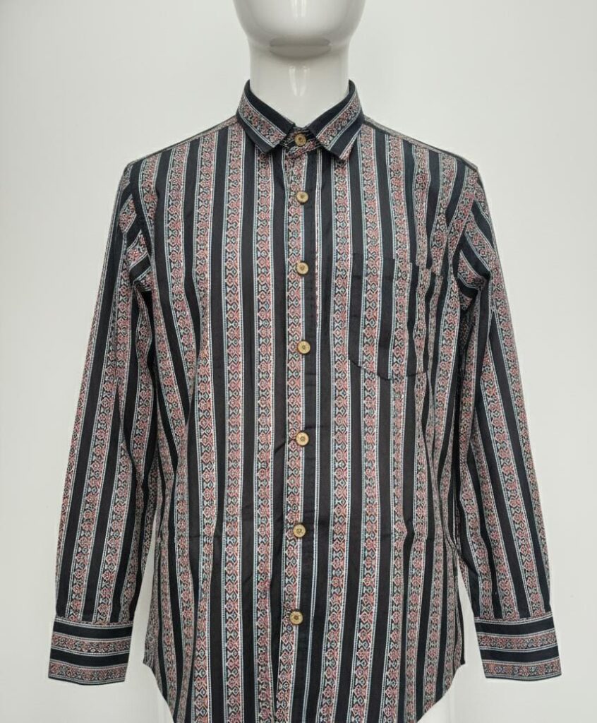 Heritage Rajasthani Sanganeri Cotton Shirt