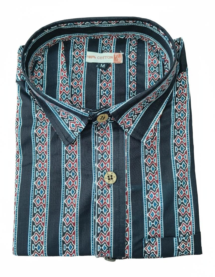 Heritage Rajasthani Sanganeri Cotton Shirt - Image 2