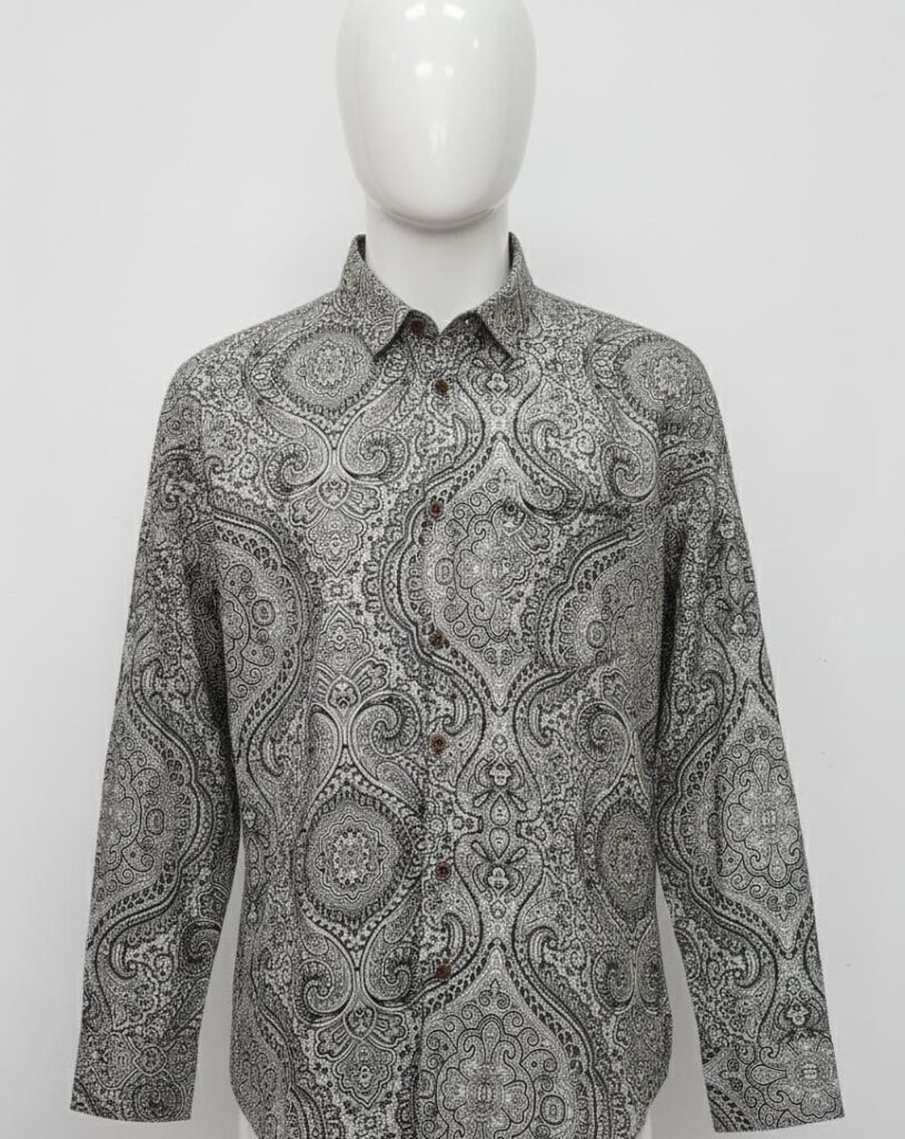 Maharaja Style Sanganeri Printed Shirt